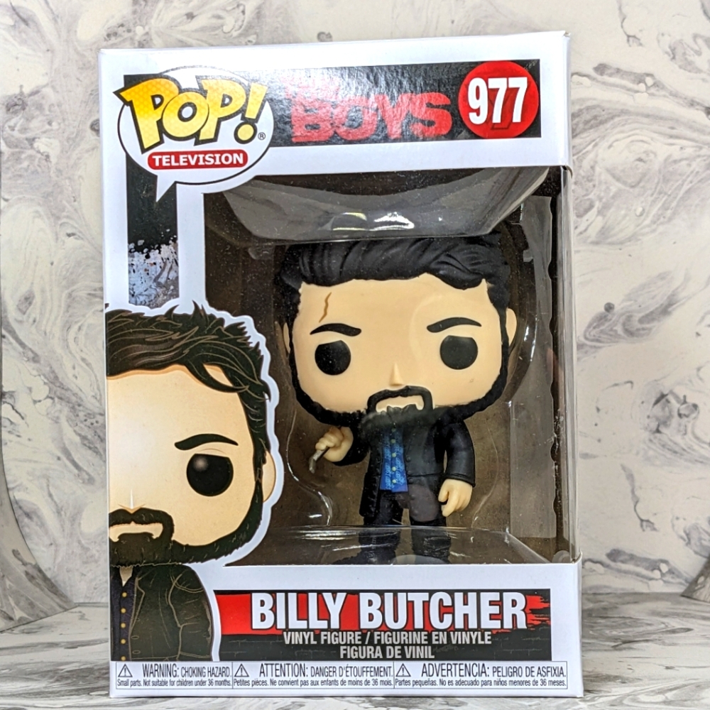 Funko Pop The Boys Billy Butcher (Bloody) 977 MIB, Exclusive